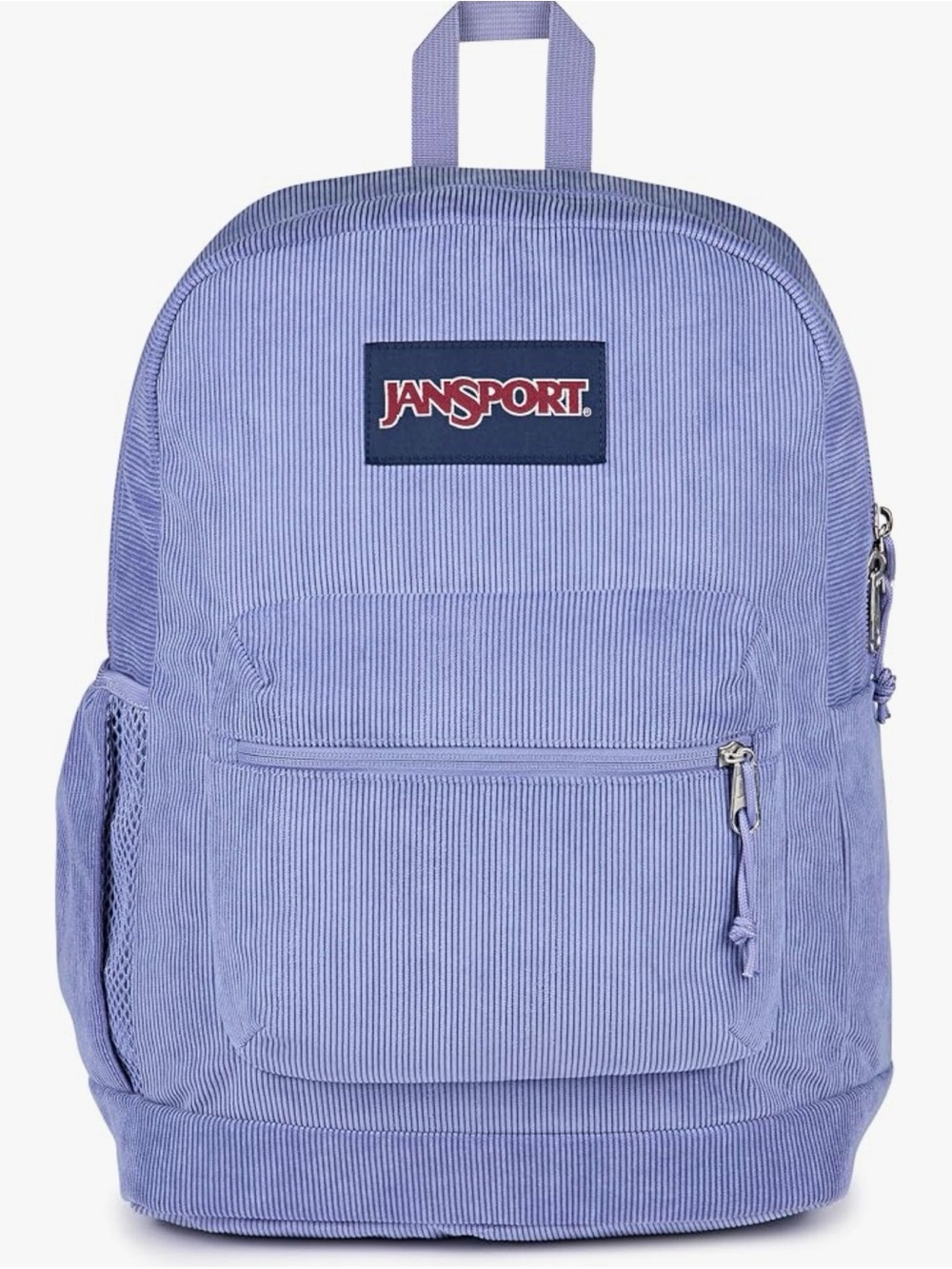 JanSport Cross Town Plus Remix in Lavendar Ash Corduroy Backpack NWT